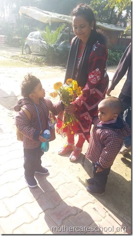 bringing flower to school (3)