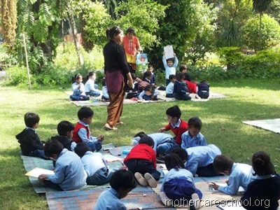 children doing art at best playschool  in lucknow (8)