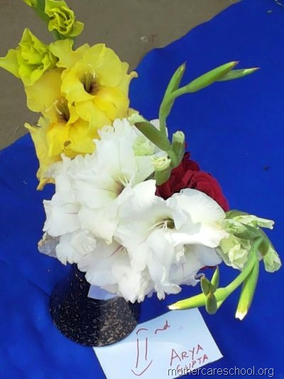 flower arrangement mothercare school, aliganj, lucknow (16)