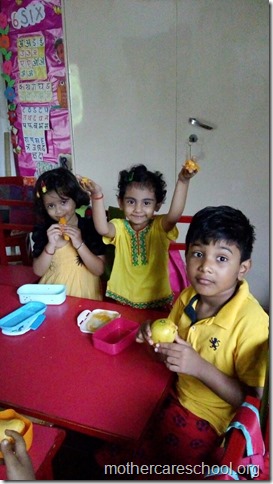 Mango day celebration  at mothercare school (2)