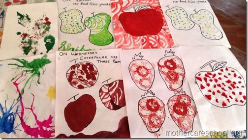 Vegetable Printing Mothercare school Lucknow (3)